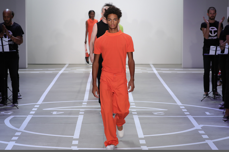Gracing the runway in Telfar Sept. 8, 2016, New YorkNeilson Barnard/Getty Images for Telfar
